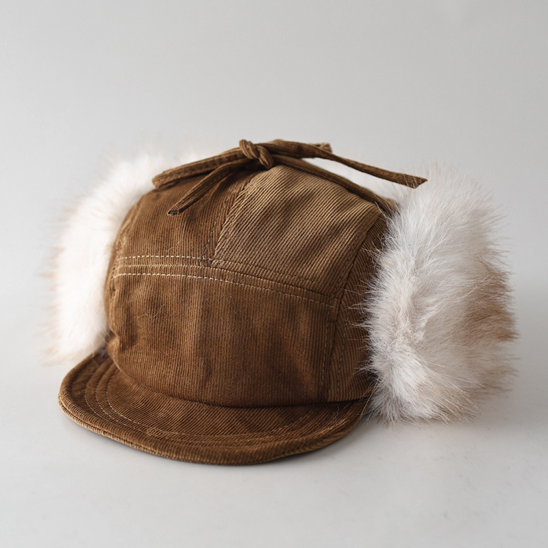 Corduroy Cap 5 Panel - 코듀로이 소재의 5패널 스타일 벙거지 모자,