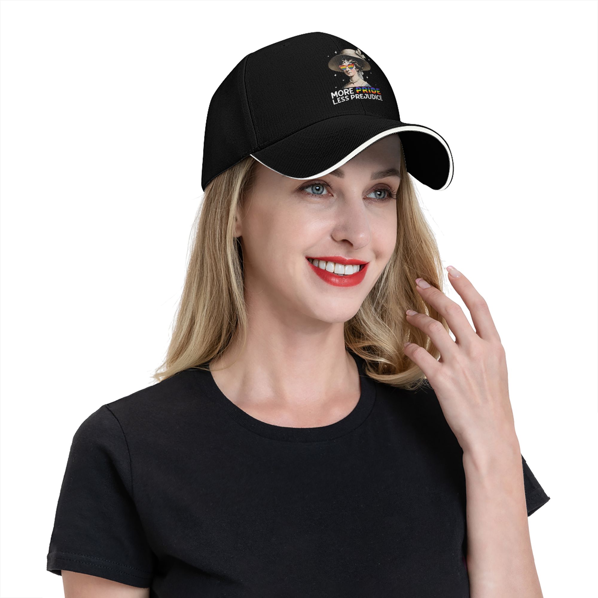 남성 여성 더 많은 자부심, 덜 편견 모자 패션 야구  - Golf Cap Dad 리뷰 및 가격