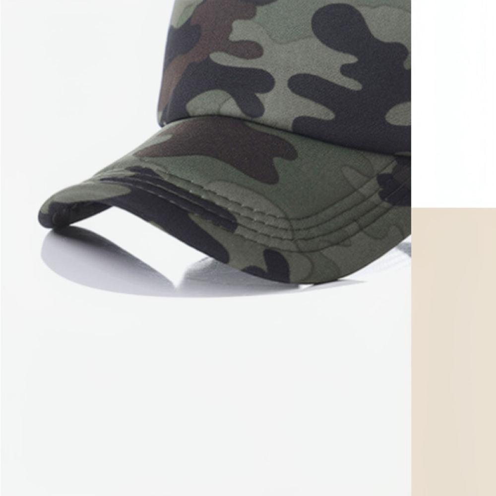 세련된 디자인의 카모 패턴 메시 소재 야구 모자, 여름 - Trucker Cap Mesh 리뷰 및 가격