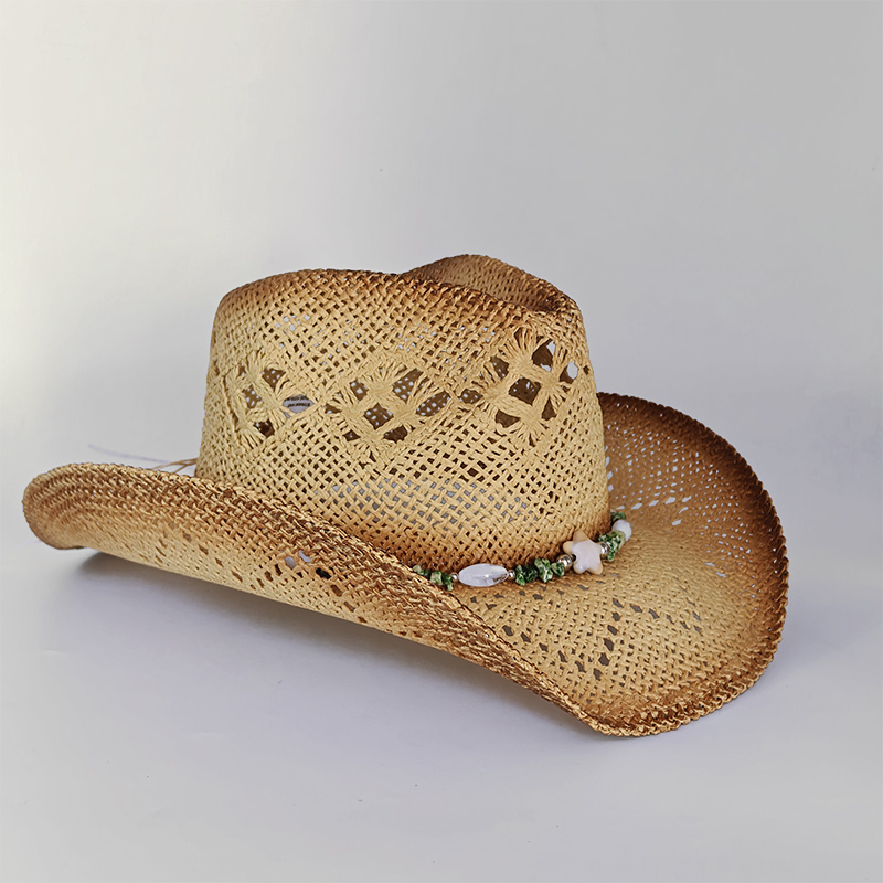 새로운 남성 카우보이 밀짚모자 여성 패션 넓은 챙 밀짚 - Cowboy Hat Straw 리뷰 및 가격