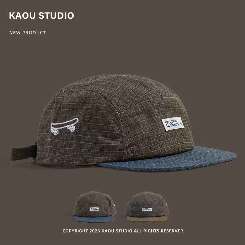 스케이트 자수 5패널 야구 모자, 남녀 공용, 패치워크 - Corduroy Cap 5 Panel 리뷰 및 가격