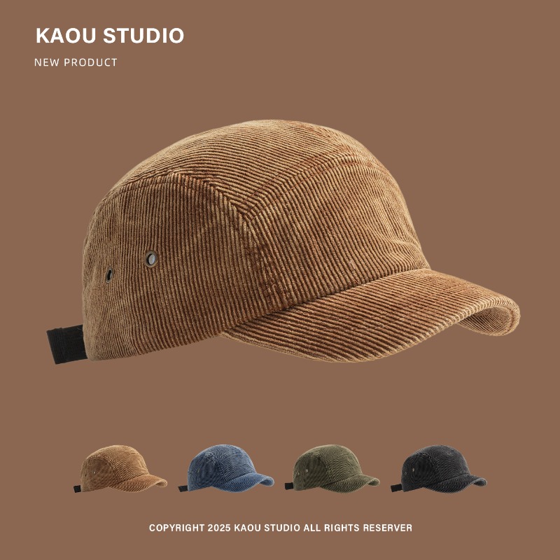 일본 레트로 단색 코듀로이 5패널 야구 모자 가을 겨울 - Corduroy Cap 5 Panel 리뷰 및 가격