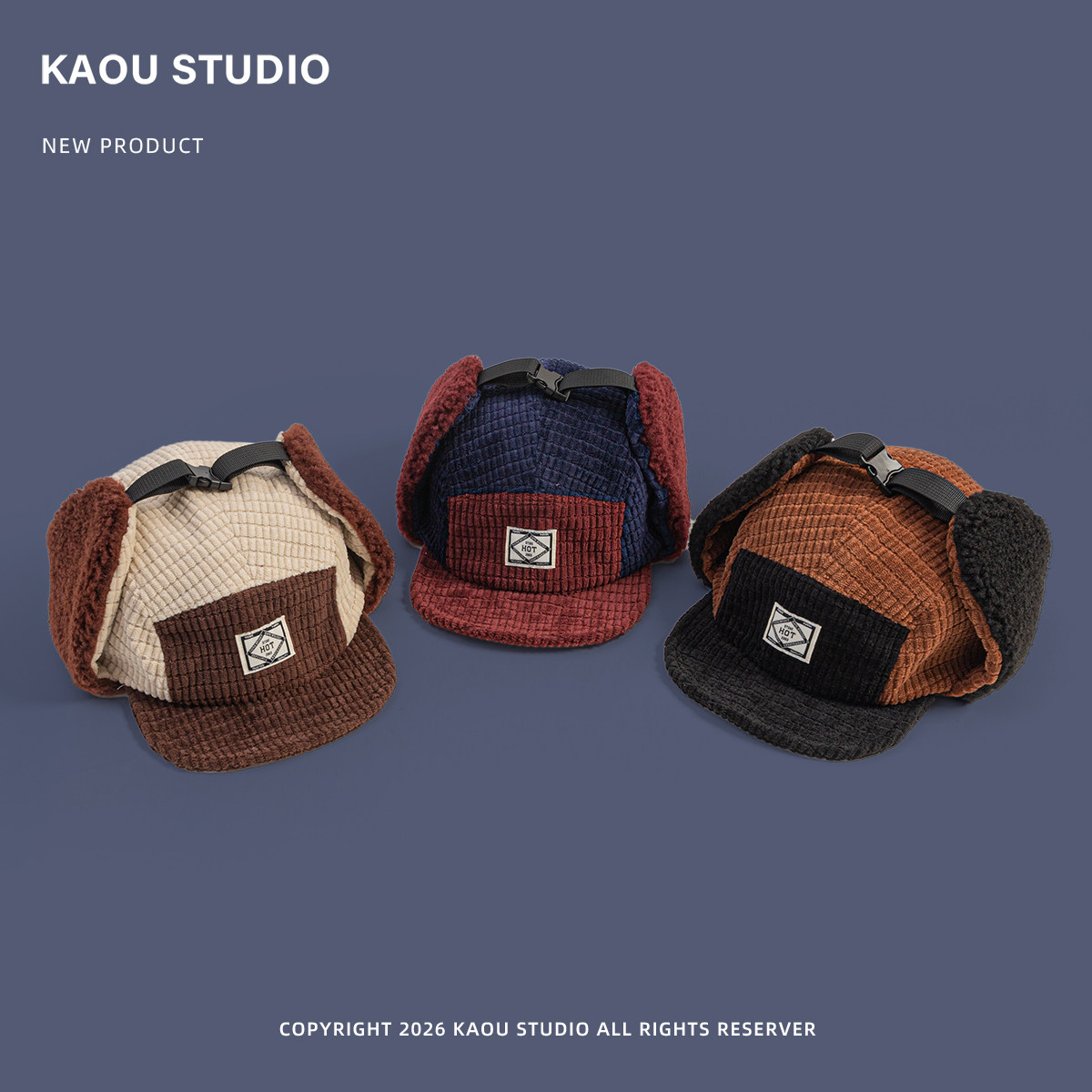 한국 스타일의 와플 코듀로이 소재 빈티지 트래퍼 모자, - Corduroy Cap 5 Panel 리뷰 및 가격